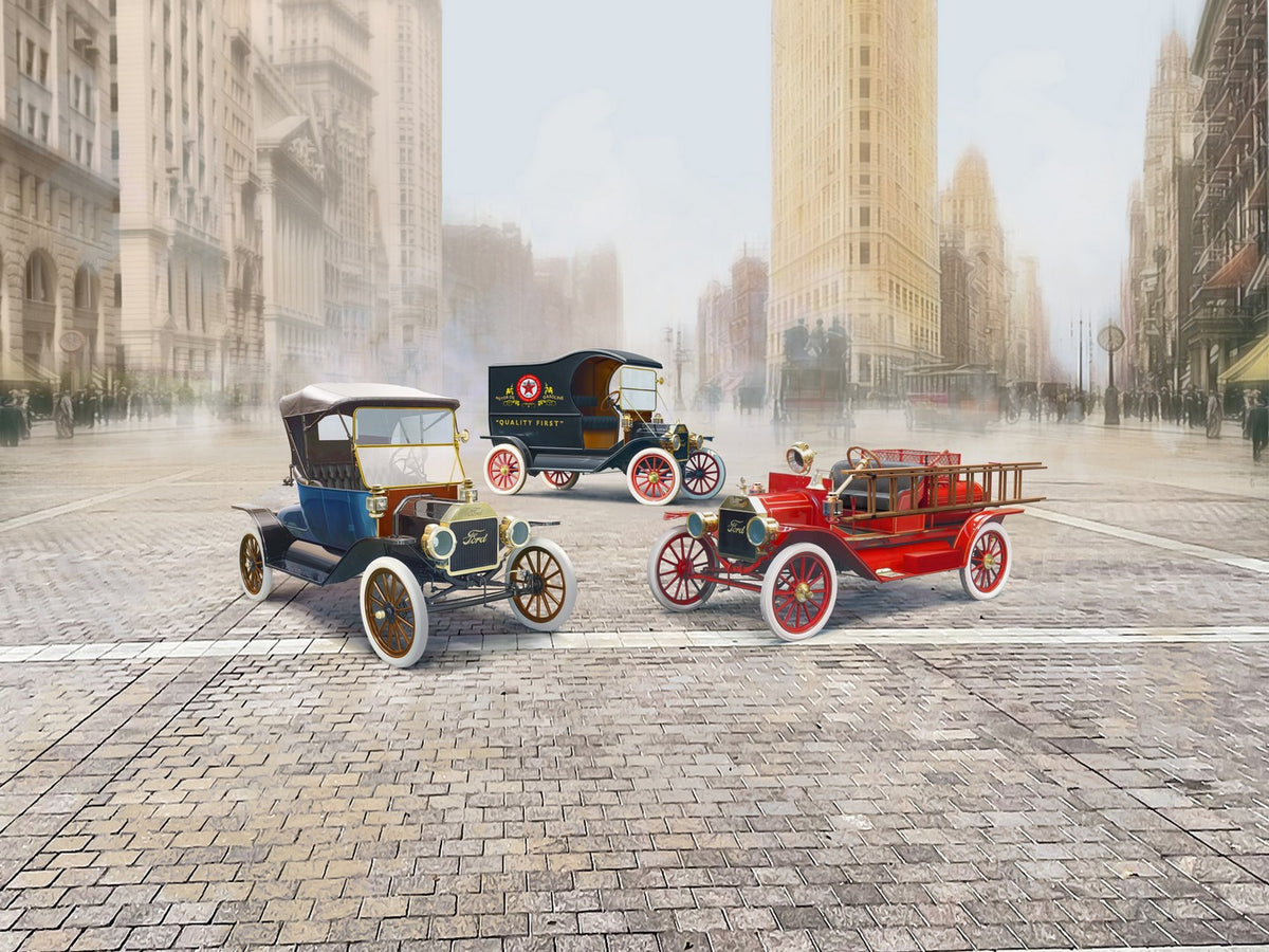The Various 'Tin Lizzie' Ford Model T Variants (Set of 3)