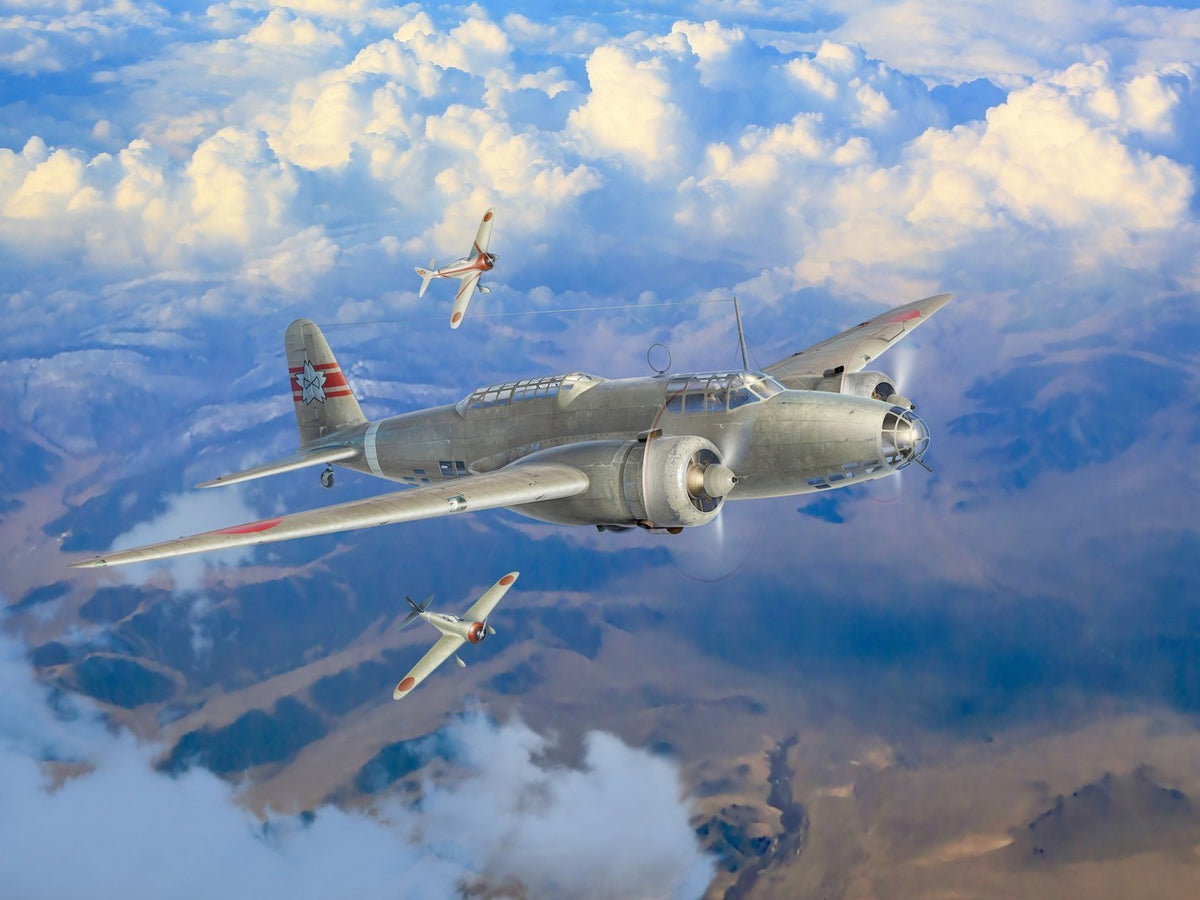 In The Skies of China Ki-21-Ia / Two Кі-27а (Set of 3 Planes)