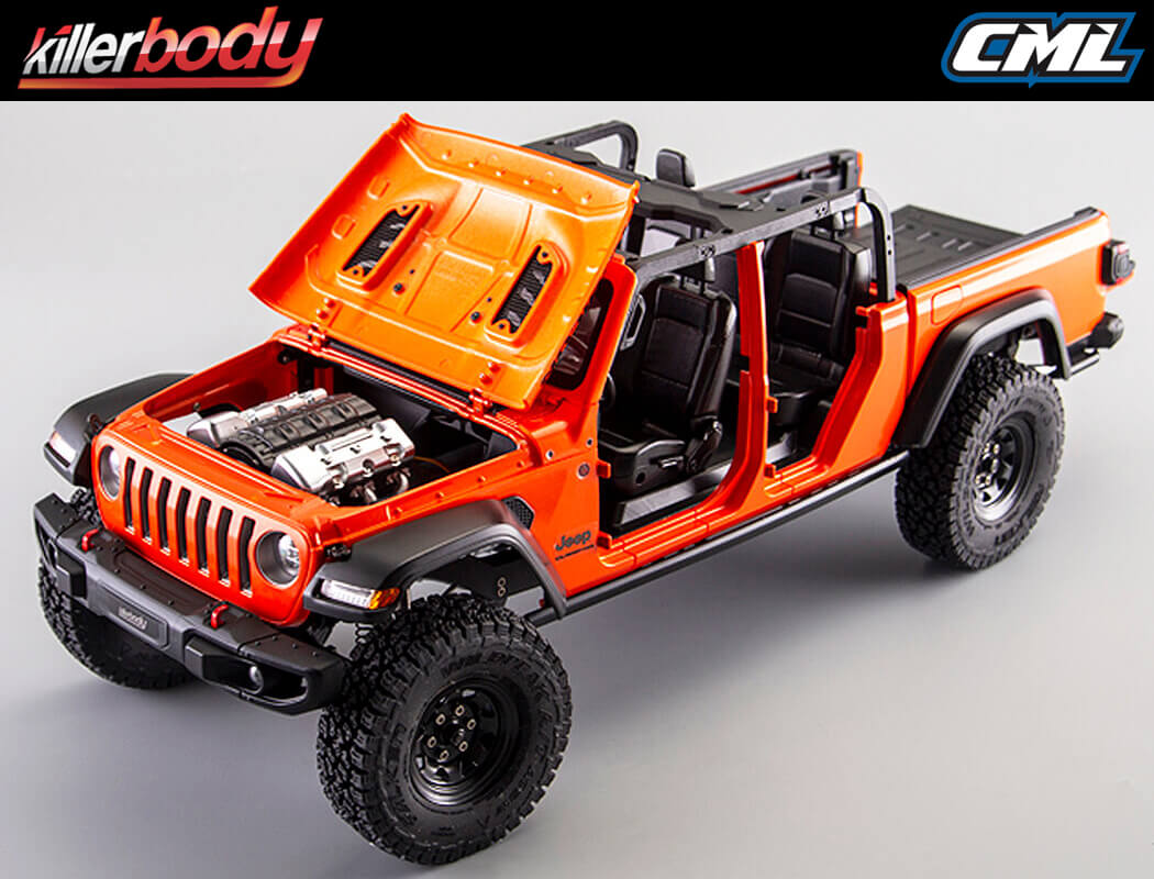 KILLERBODY JEEP GLADIATOR RUBICON COMPLETE BODY SET ORANGE