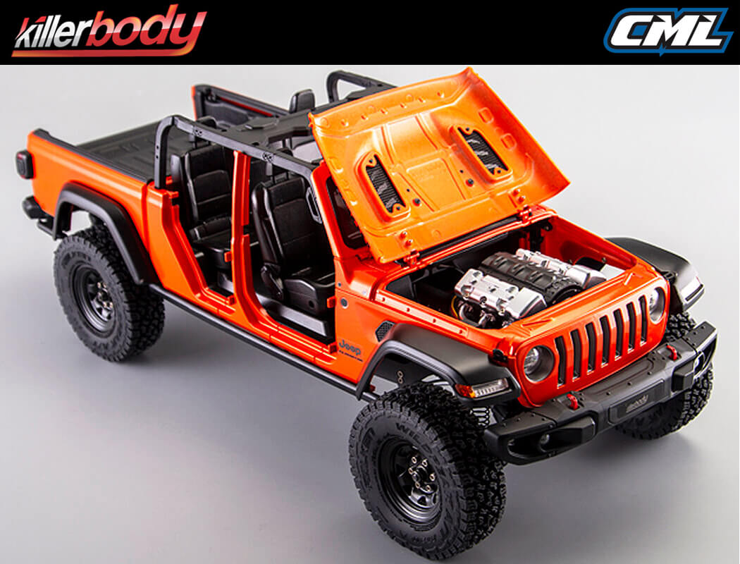 KILLERBODY JEEP GLADIATOR RUBICON COMPLETE BODY SET ORANGE