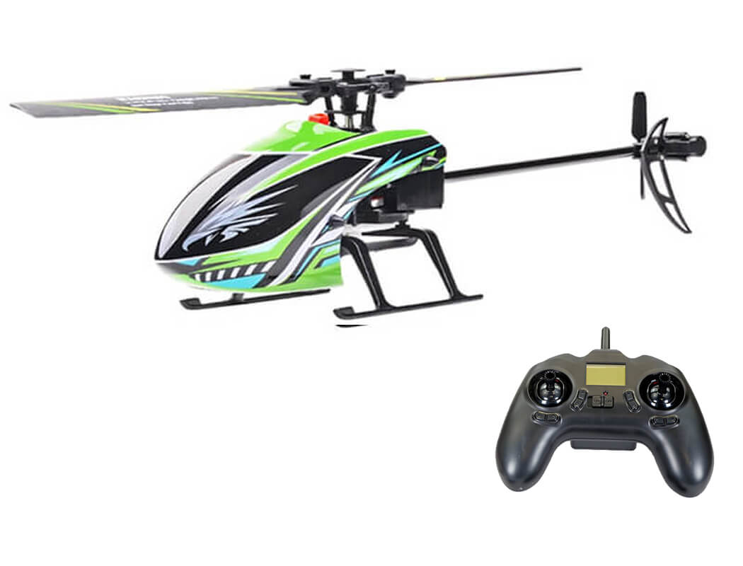 KOOTAI F03 4CH SINGLE BLADE FLYBARLESS HELICOPTER GREEN