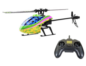 KOOTAI F03 4CH SINGLE BLADE FLYBARLESS HELICOPTER YELLOW/GREEN