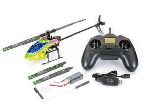 KOOTAI F03 4CH SINGLE BLADE FLYBARLESS HELICOPTER YELLOW/GREEN