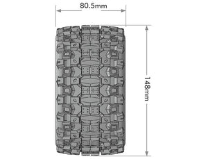 LOUISE RC MFT MT-UPHILL 1/8 0" & 1/2" OFFSET HEX 17MM