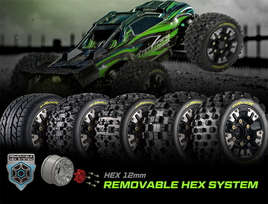 LOUISE RC ST-ROCKET MINI MAXX/ XRT REMOVABLE HEX 0"&1/2" 12MM
