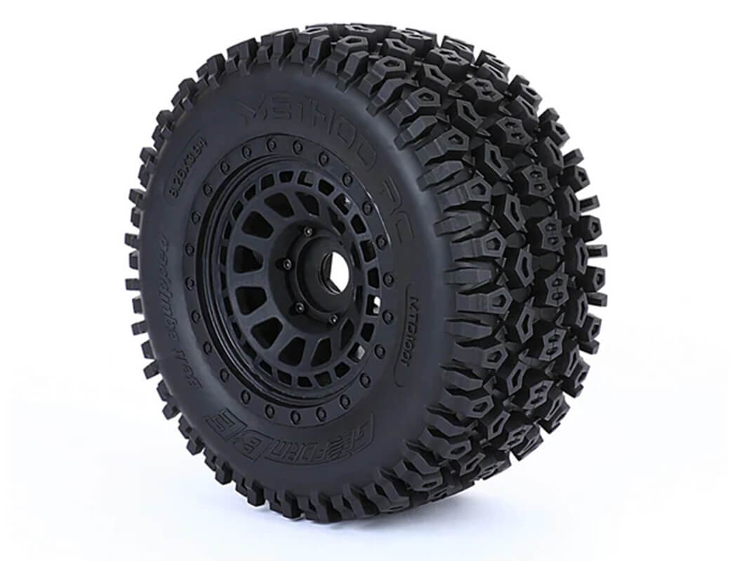 METHOD GEOFORM BELTED MT 1/5 TYRES ON ARRAY RIMS 24MM HEX