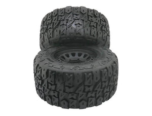 METHOD TERRAFORM BELTED 1/8 MT TYRES ON ARRAY 17MM RIMS