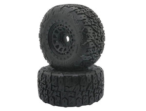 METHOD TERRAFORM BELTED 1/8 MT TYRES ON ARRAY 17MM RIMS