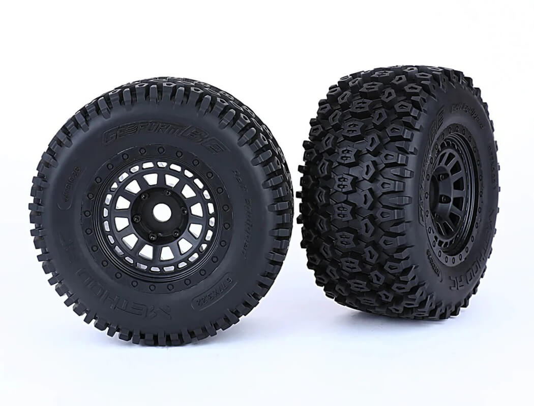 METHOD GEOFORM BELTED 1/8 MT TYRES ON ARRAY 17MM RIMS