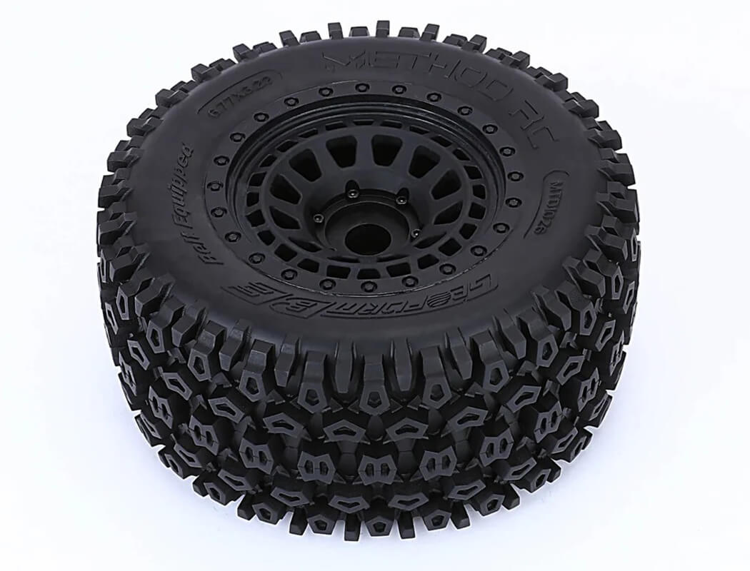 METHOD GEOFORM BELTED 1/8 MT TYRES ON ARRAY 17MM RIMS
