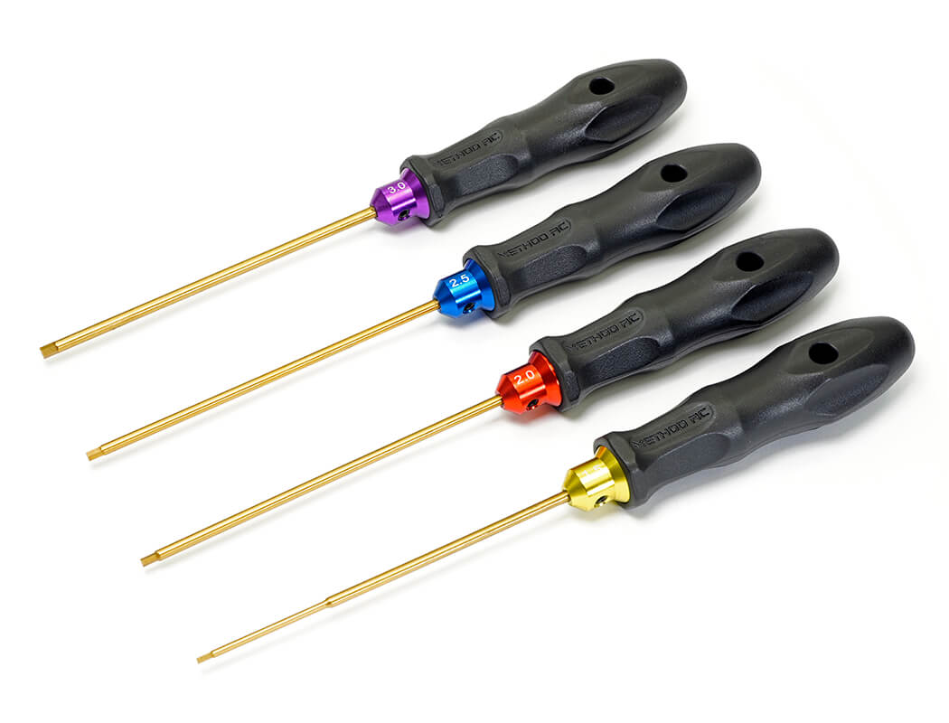 METHOD 4 PIECE METRIC HEX DRIVER SET (1.5/2.0/2.5/3.0MM)