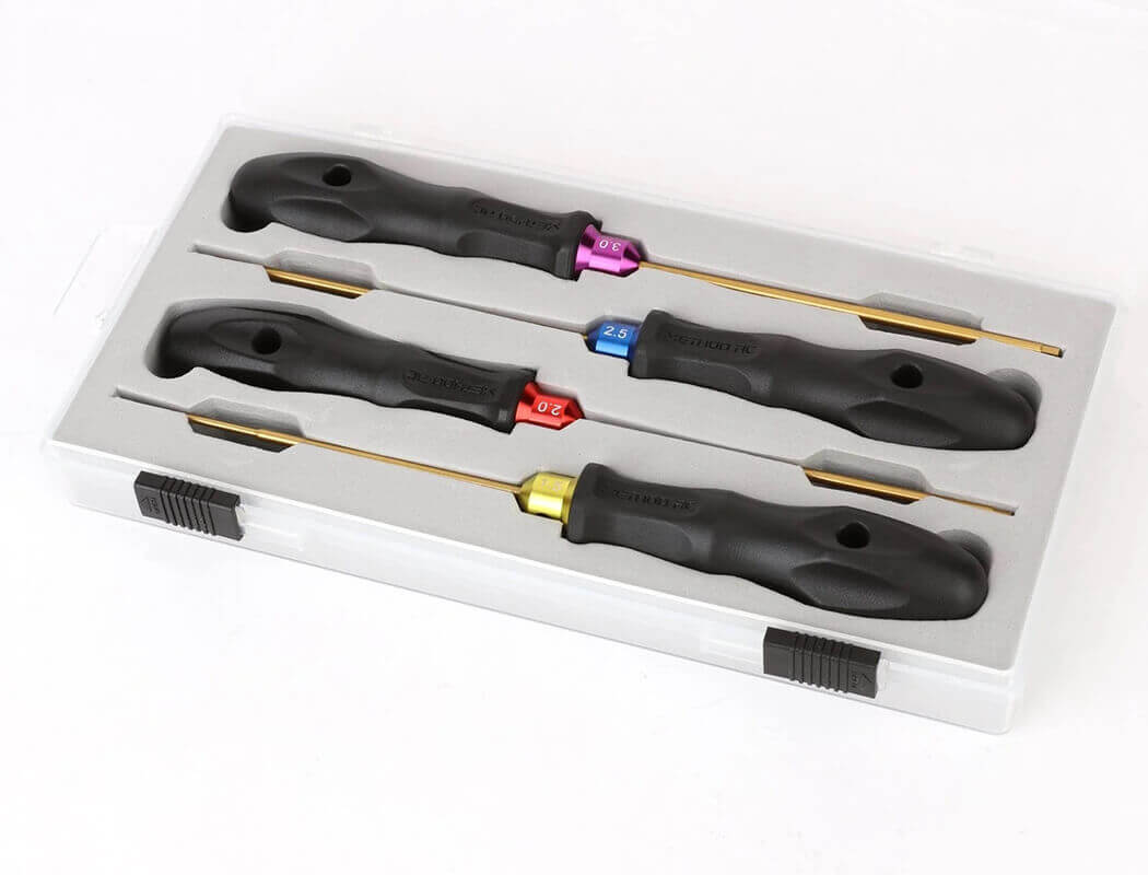 METHOD 4 PIECE METRIC HEX DRIVER SET (1.5/2.0/2.5/3.0MM)