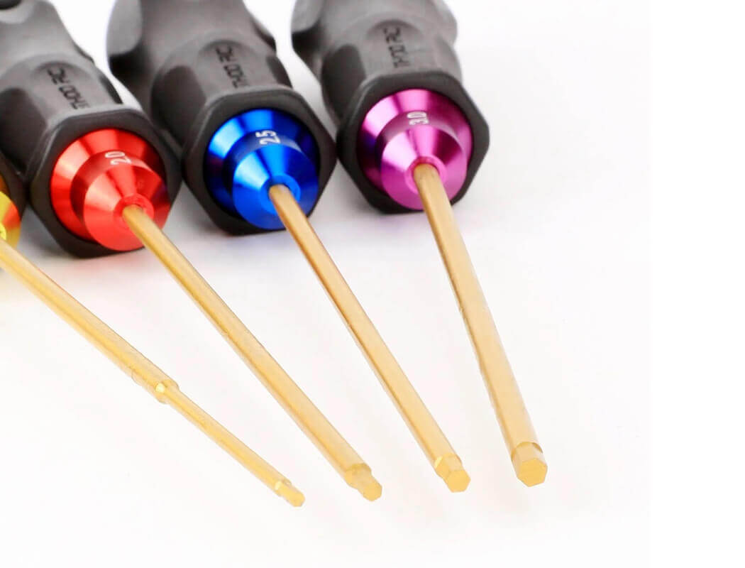 METHOD 4 PIECE METRIC HEX DRIVER SET (1.5/2.0/2.5/3.0MM)