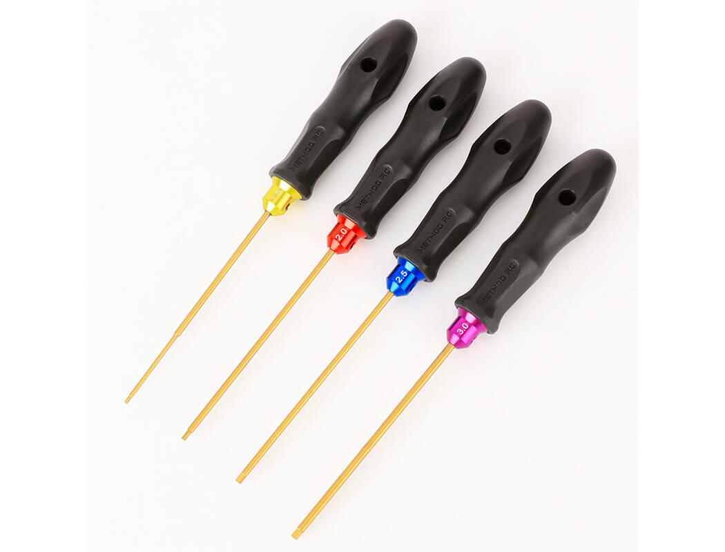 METHOD 4 PIECE METRIC HEX DRIVER SET (1.5/2.0/2.5/3.0MM)
