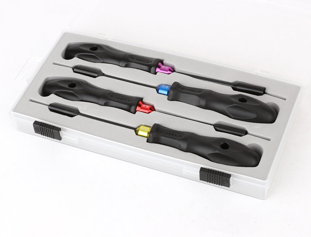 METHOD 4 PIECE METRIC NUT DRIVER SET (4.0/5.0/5.5/7.0MM)