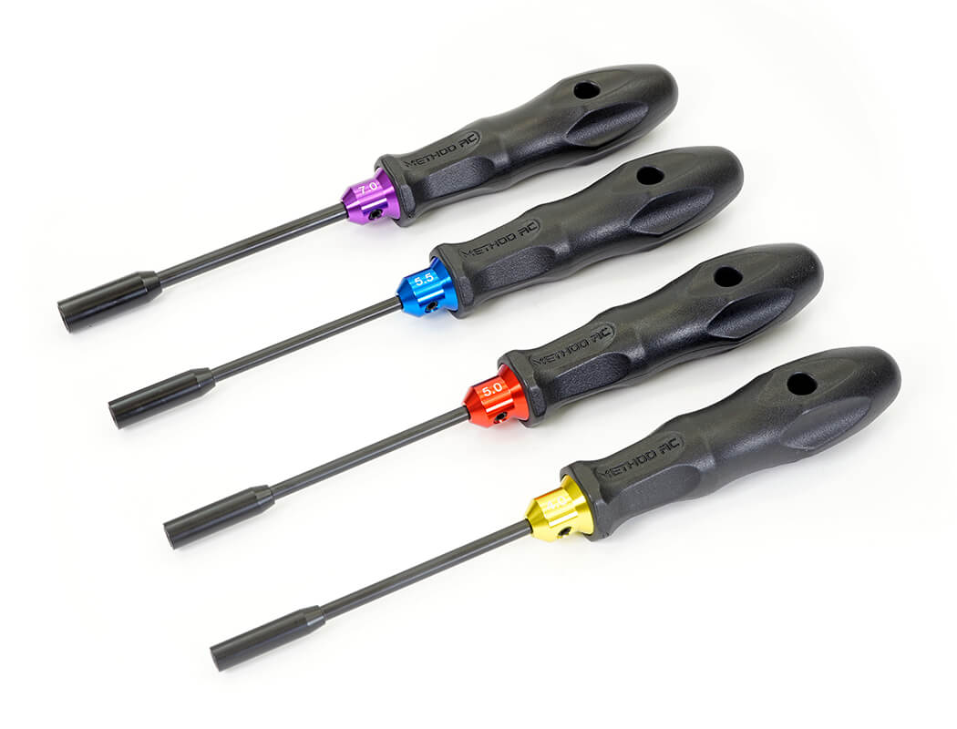 METHOD 4 PIECE METRIC NUT DRIVER SET (4.0/5.0/5.5/7.0MM)