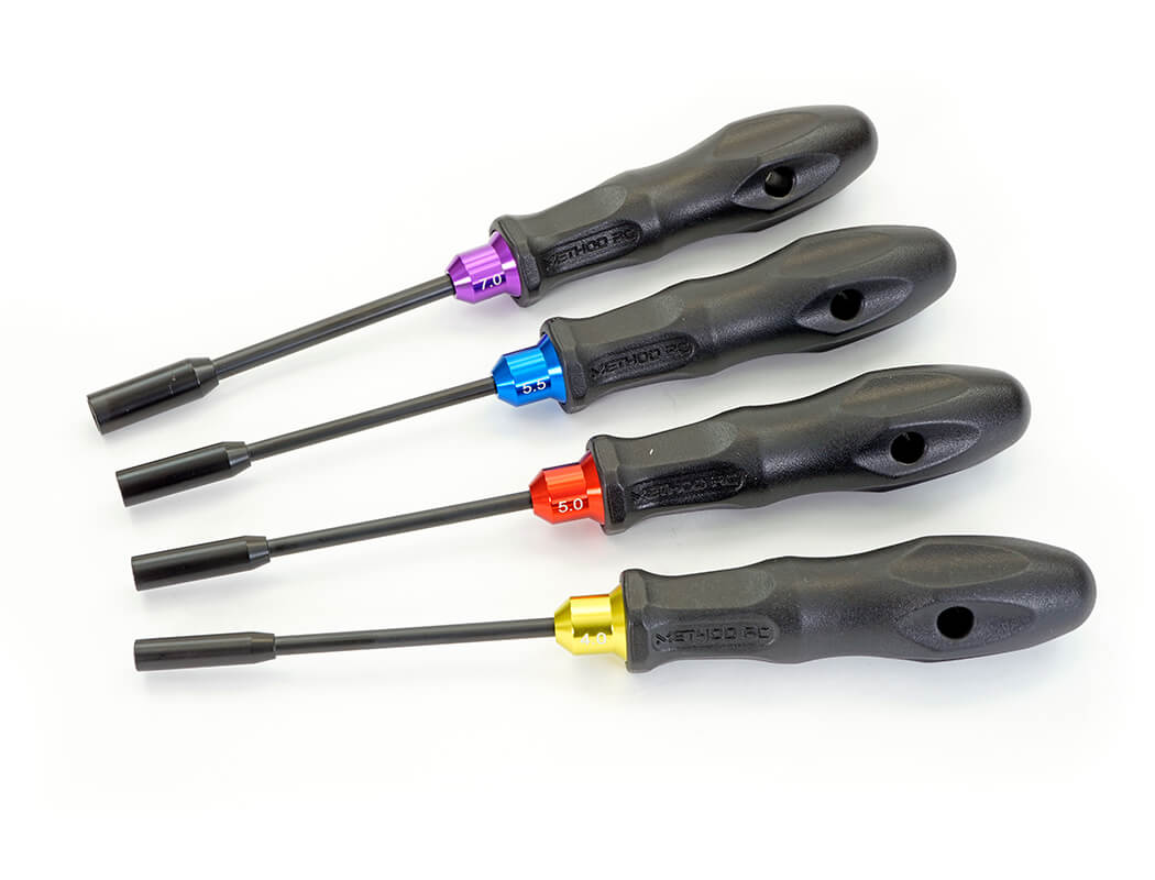 METHOD 4 PIECE METRIC NUT DRIVER SET (4.0/5.0/5.5/7.0MM)