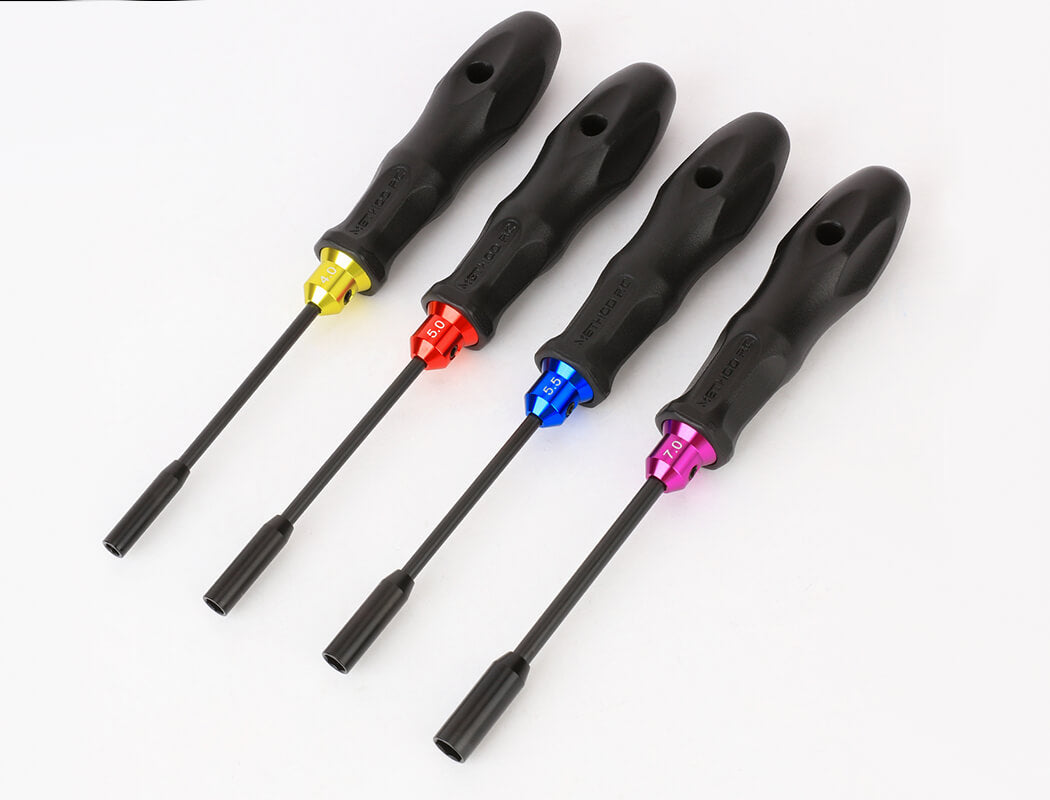 METHOD 4 PIECE METRIC NUT DRIVER SET (4.0/5.0/5.5/7.0MM)