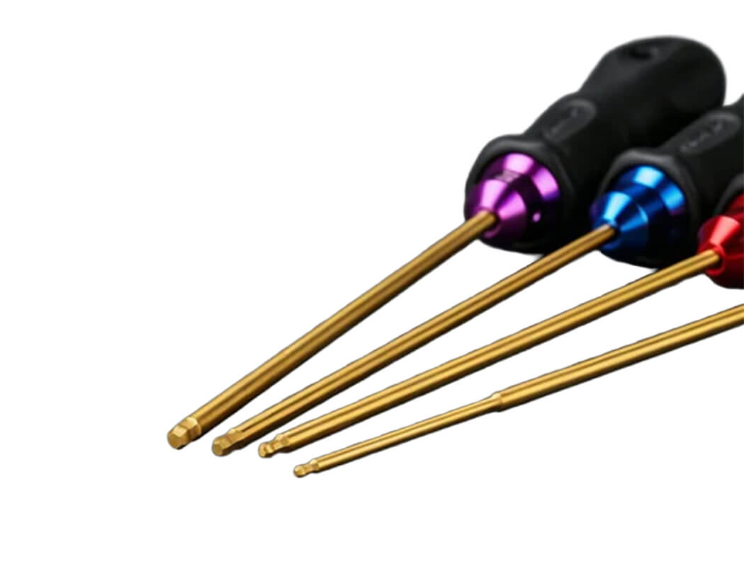 METHOD 4 PIECE METRIC BALL HEX DRIVER SET (1.5/2.0/2.5/3.0MM)