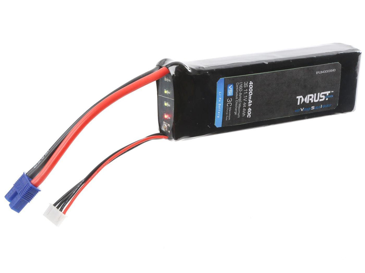 Thrust VSI 11.1V 4000mAh 3S 40C LiPo Battery