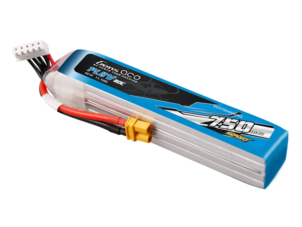 Li-Po Sport 4S 14.8V 750mAh 80C with XT30
