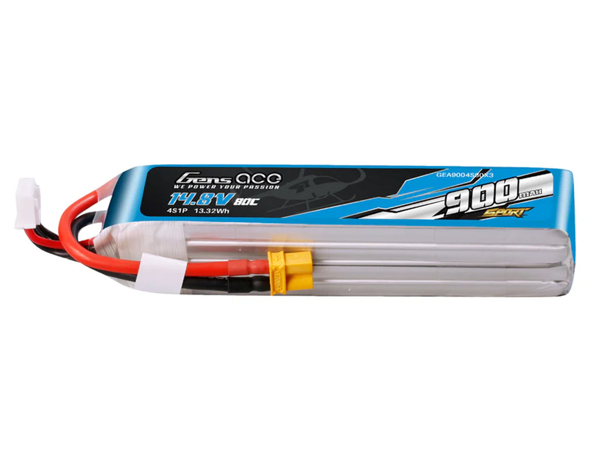 Li-Po Sport 4S 14.8V 900mAh 80C with XT30
