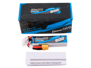 Li-Po 4S 14.8V 900mAh 80C with XT60