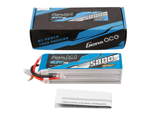 Li-Po Sport 5S 18.5V 5800mAh 30C with No Plug