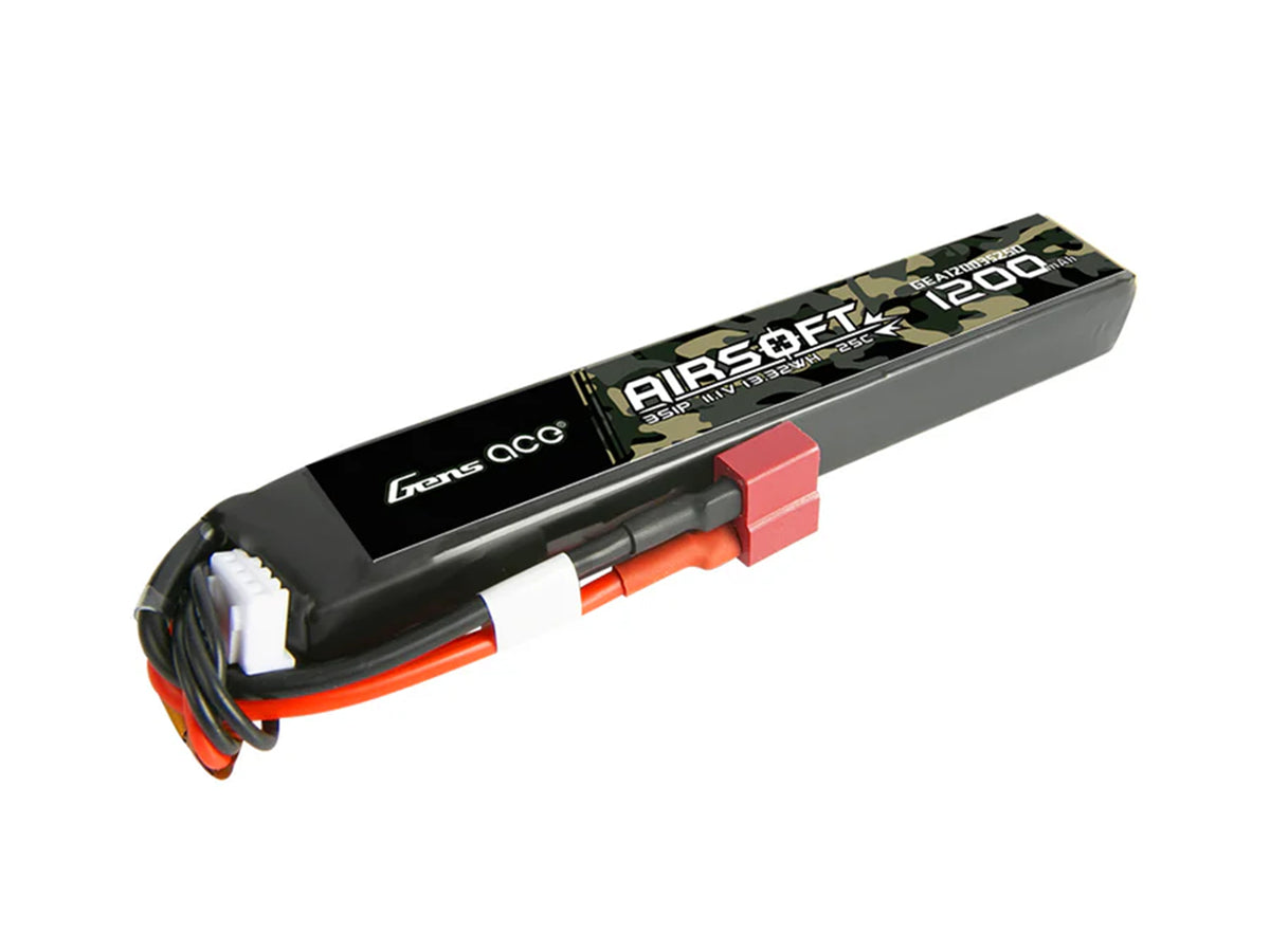 Airsoft 3S 1200mAh 25C with Deans (fit Most AEG)
