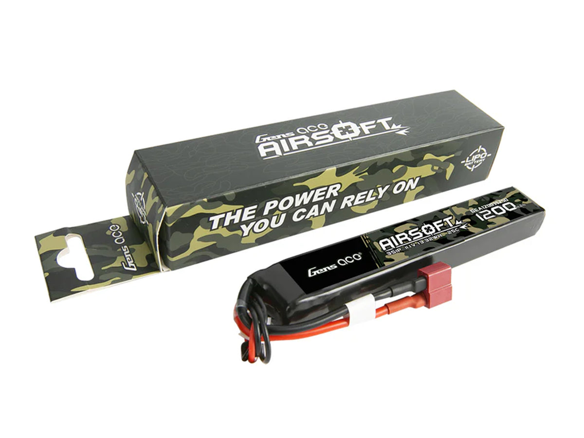 Airsoft 3S 1200mAh 25C with Deans (fit Most AEG)
