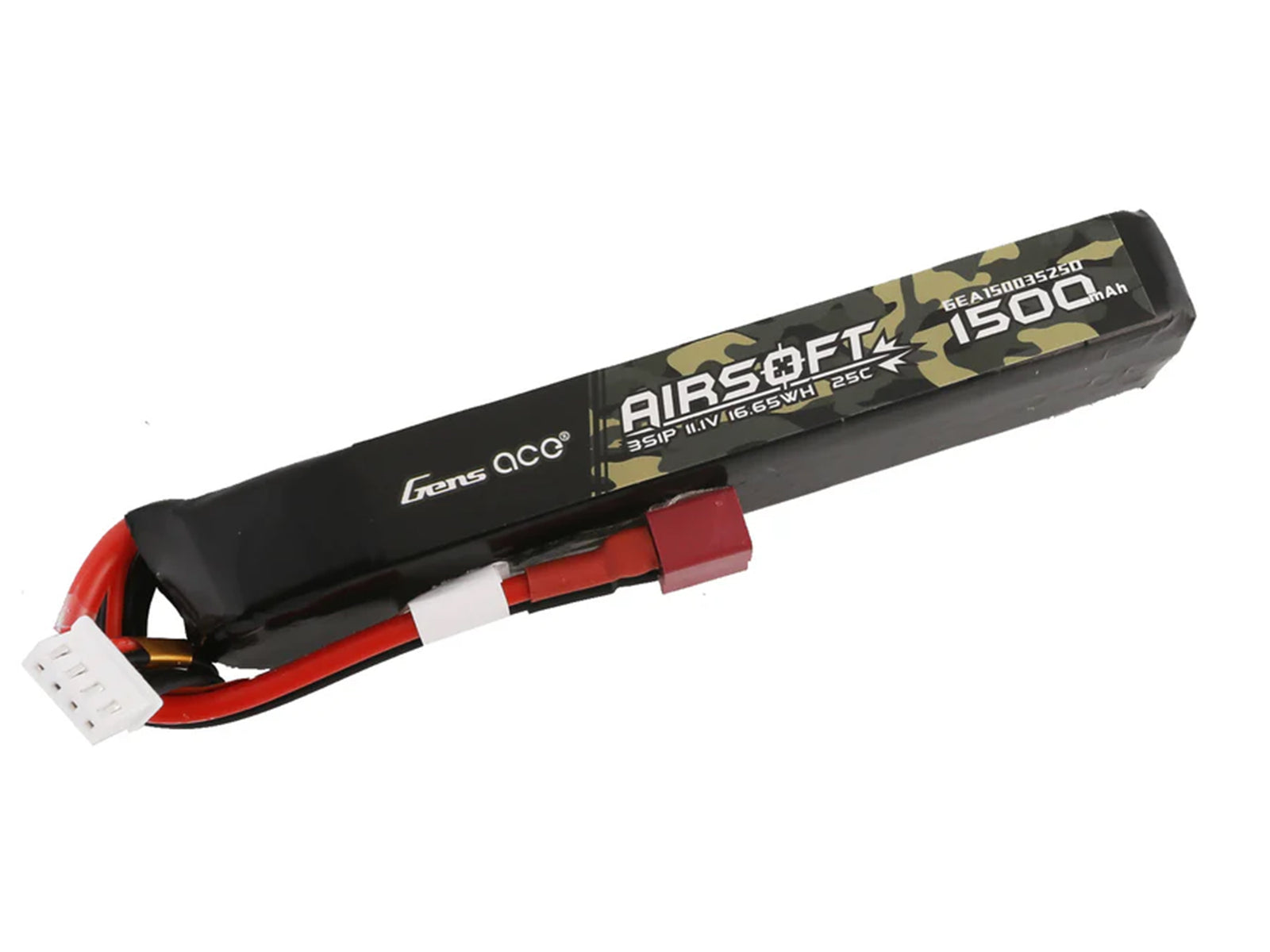 Airsoft 3S 1500mAh 25C with Deans (fit Most AEG)
