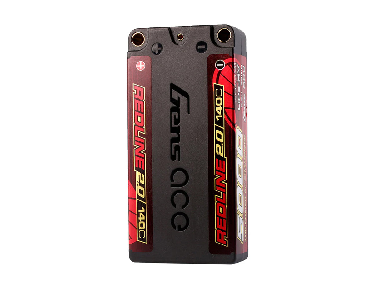 Li-Po HV Car Hard Case 2S1P 7.6V 5000mAh 140C with 5mm