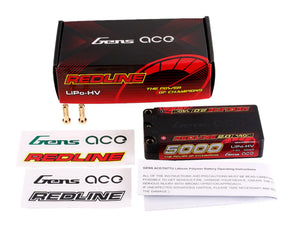 Li-Po HV Car Hard Case 2S1P 7.6V 5000mAh 140C with 5mm