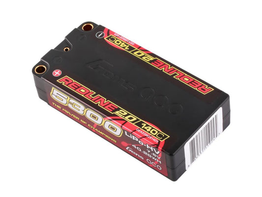 Li-Po HV Car Hard Case 2S2P 7.6V 5300mAh 140C RL2 Short 5mm - RC Hobby Product