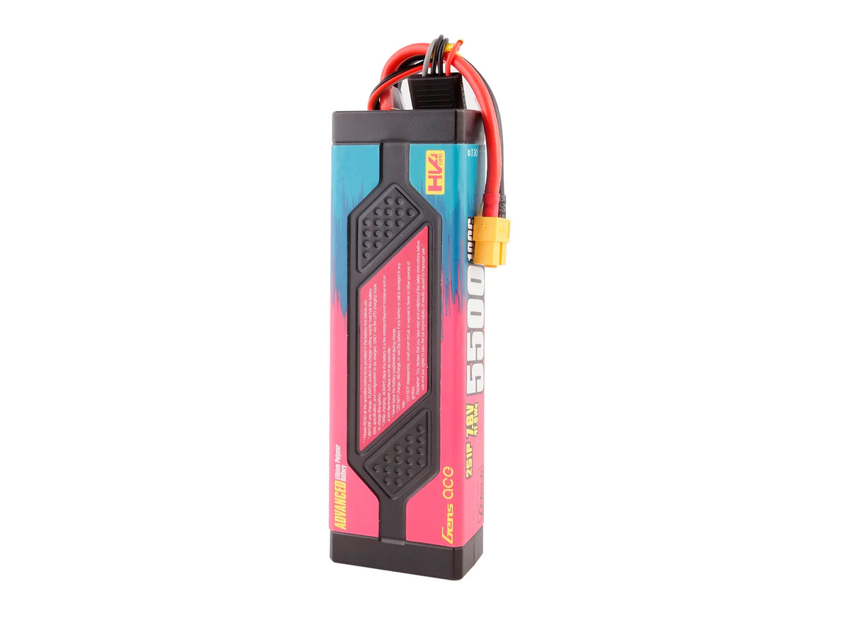 Li-Po Car Hard Case HV 2S 7.4V 5500mAh 100C with XT60