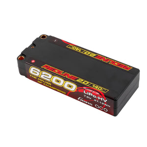 Li-Po HV Car Hard Case 2S1P 7.4V 6200mAh 140C RL2 with 5mm