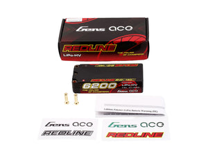 Li-Po HV Car Hard Case 2S1P 7.4V 6200mAh 140C RL2 with 5mm