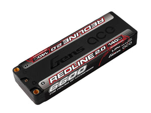 Li-Po HV Car Hard Case 2S1P 7.6V 6600mAh 140C RL2 with 5mm