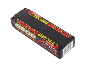 Li-Po HV Car Hard Case 2S 7.6V 9600mAh 140C RL2 5mm