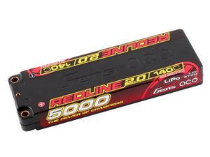 Li-Po HV Car Hard Case 2S 7.6V 5000mAh 140C RL2 5mm