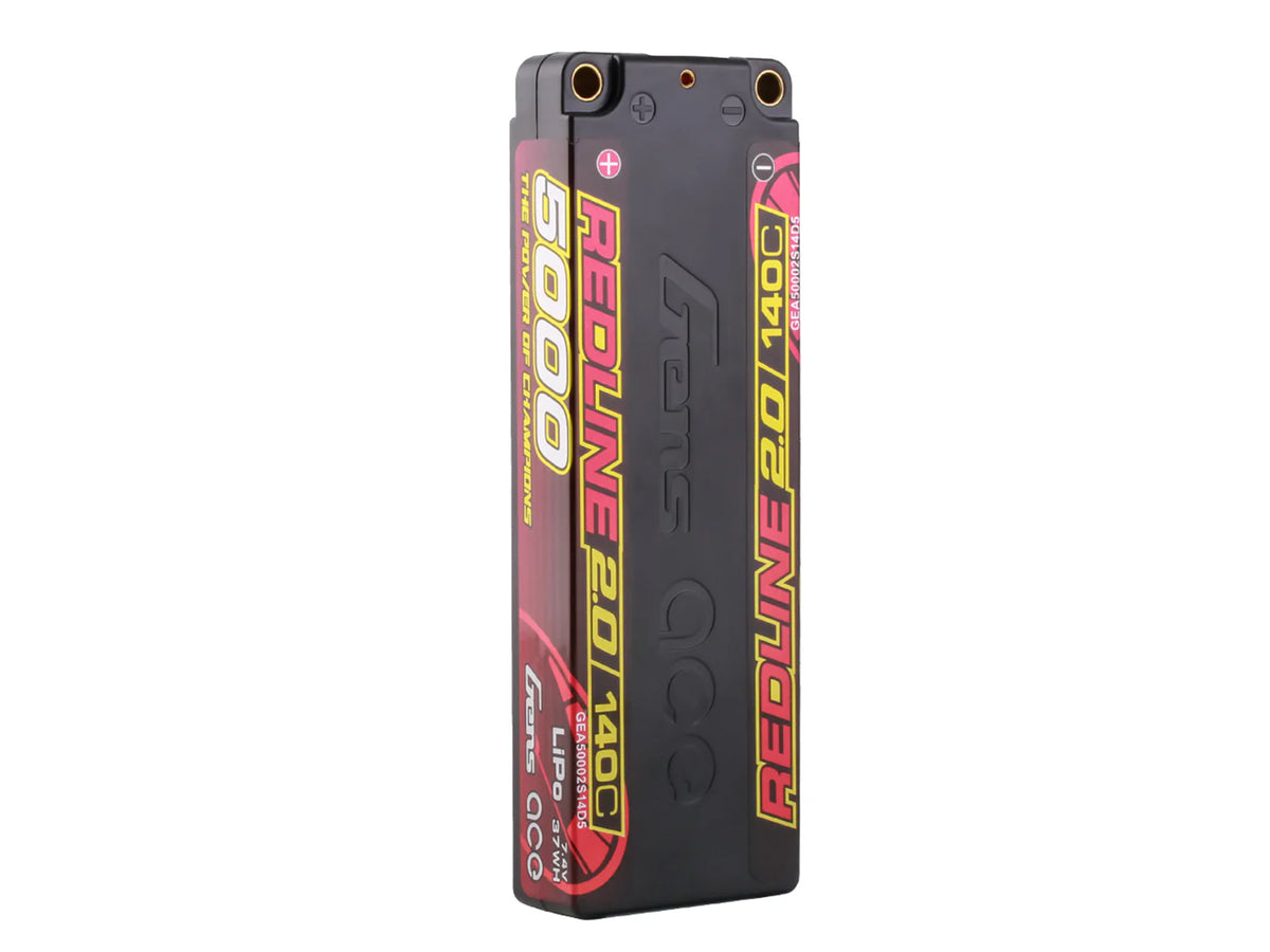 Li-Po HV Car Hard Case 2S 7.6V 5000mAh 140C RL2 5mm