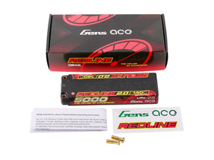 Li-Po HV Car Hard Case 2S 7.6V 5000mAh 140C RL2 5mm