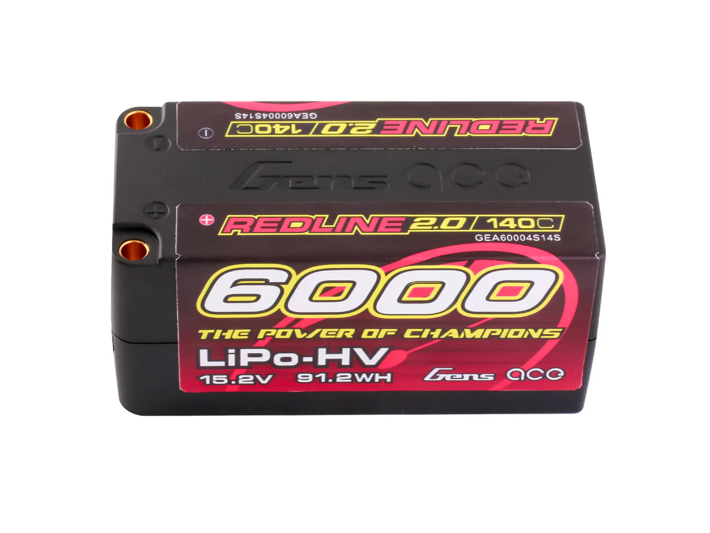 Li-Po HV Car Hard Case 4S2P 15.2V 6000mAh 140C RL2 with 5mm - RC Hobby Product