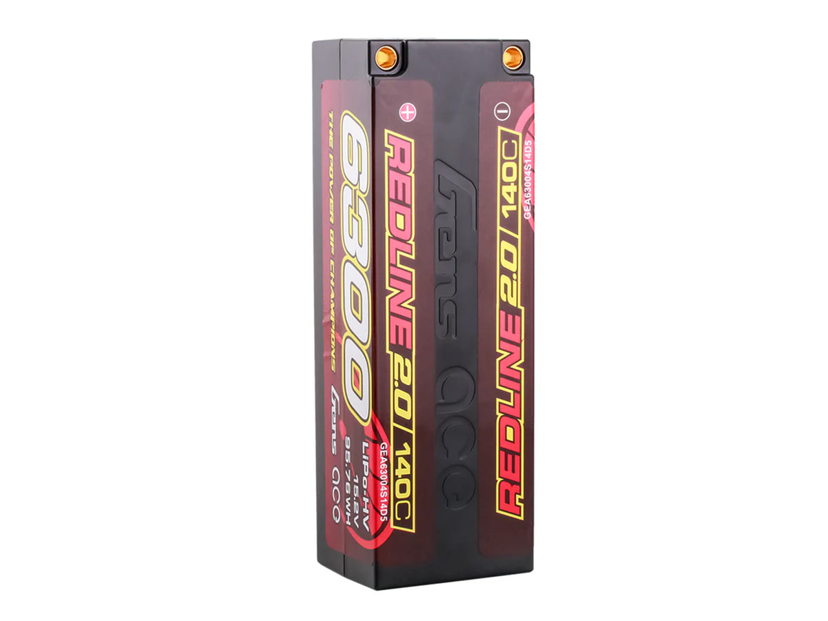 Li-Po HV Car Hard Case 4S1P 15.2V 6300mAh 140C RL2 with 5mm