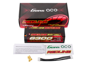 Li-Po HV Car Hard Case 4S1P 15.2V 6300mAh 140C RL2 with 5mm