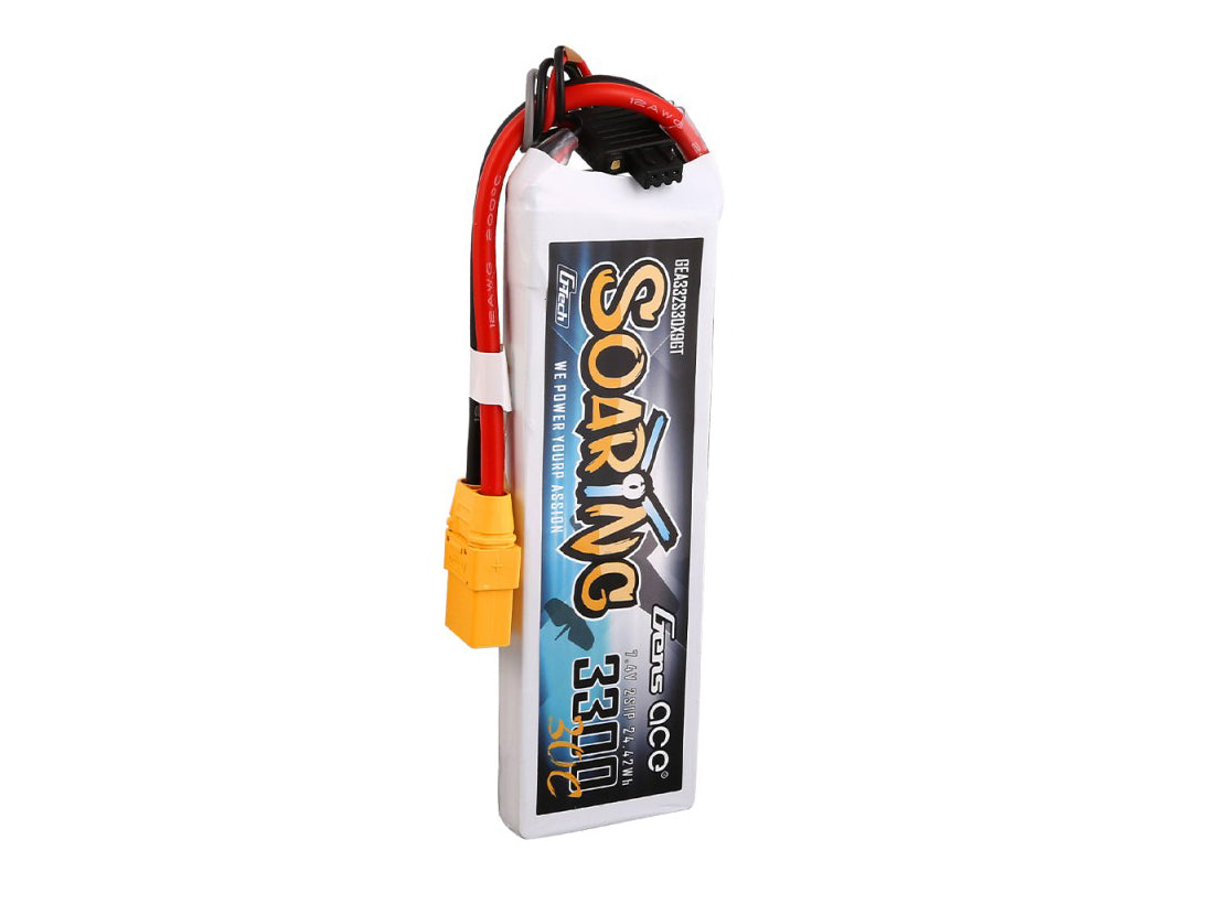 Li-Po G-Tech 2S 7.4V 3300mAh 30C Soaring with XT90
