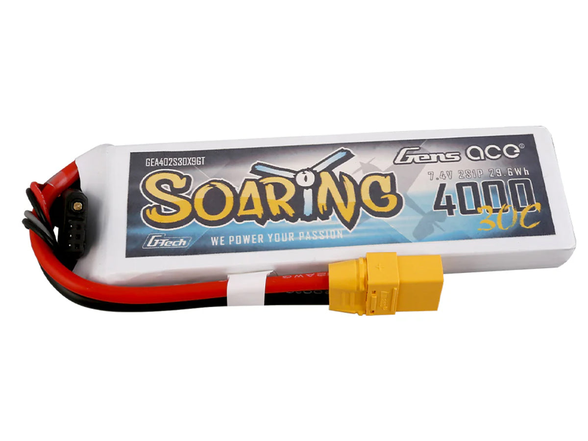 Li-Po G-Tech 2S 7.4V 4000mAh 30C with XT90