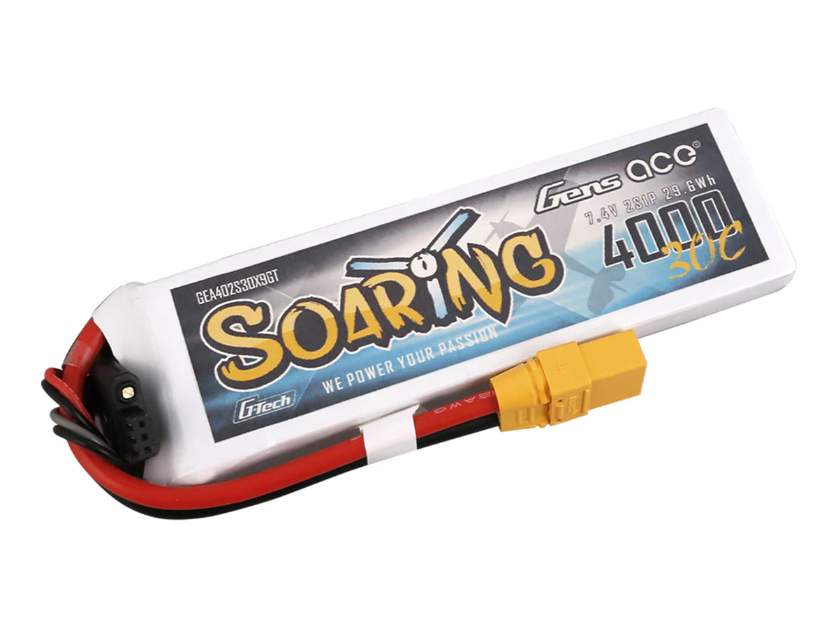 Li-Po G-Tech 2S 7.4V 4000mAh 30C with XT90