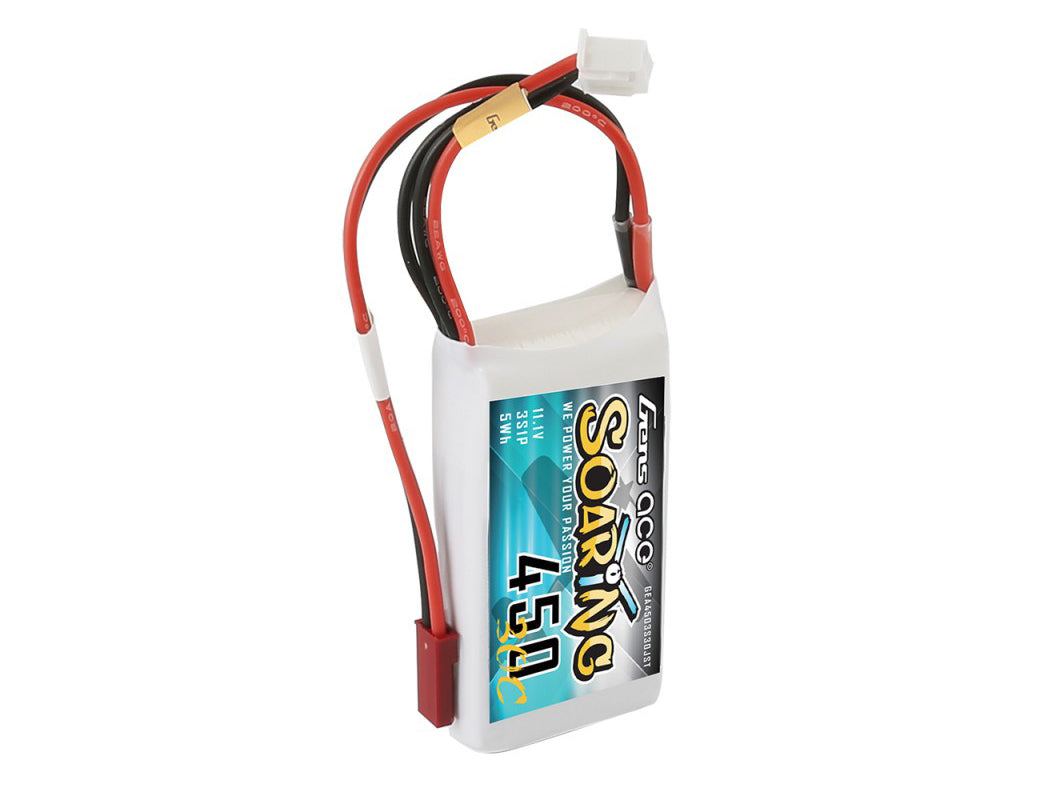 Li-Po 3S 11.1V 450mAh 30C Soaring with JST-SYP - RC Hobby Product