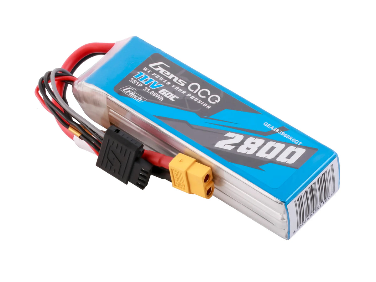 Li-Po G-Tech 3S 11.1V 2800mAh 60C with XT60